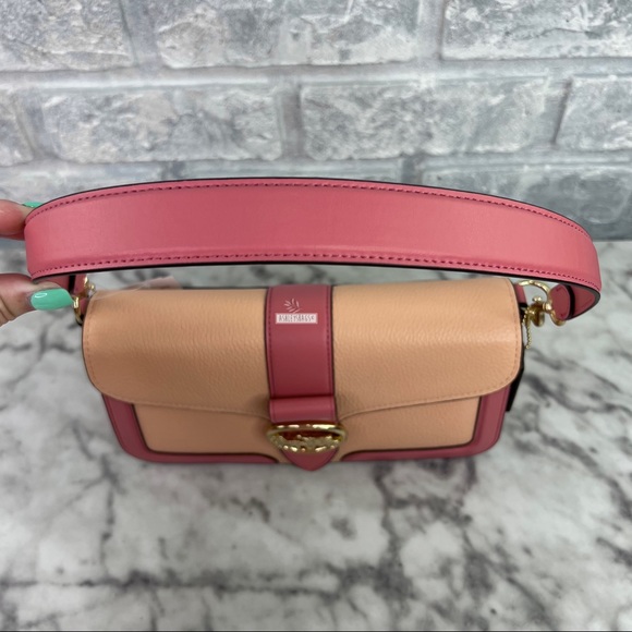 Coach Georgie Shoulder Bag Crossbody In Colorblock Faded Blush Taffy - Picture 5 of 14